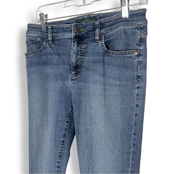 LRL Lauren Jeans Co. Ralph Lauren Straight Leg Med Wash Size 8 - Picture 4 of 16